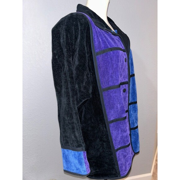 Annikki Karvinen Handmade in Finland Women’s Velvet Cotton Jacket size XS - Picture 3 of 10